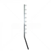 GUNMANSA Nemtek Fence Pole - 6Line SQ Tube Jurassic Galv Angled Slotted WB Part No: EF121-4