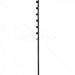 GUNMANSA Nemtek Fence Pole - 6Line Square Tube Straight Black Part No: EF15-1