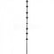 GUNMANSA Nemtek Fence Pole - 8Line Round Bar Black Part No: EF16-2