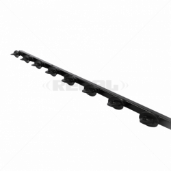 GUNMANSA Nemtek Fence Pole - 8Line SQ Tube Jurassic Galv Angled PC BB Part No: EF123-2