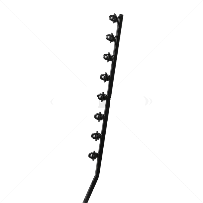 GUNMANSA Nemtek Fence Pole - 8Line SQ Tube Jurassic Galv Angled PC BB Part No: EF123-2