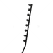 GUNMANSA Nemtek Fence Pole - 8Line SQ Tube Jurassic Galv Angled PC BB Part No: EF123-2