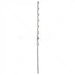 GUNMANSA Nemtek Fence Pole 8Line SQ Tube Jurassic Galv Angled PC Slotted WB Part No: EF124-1