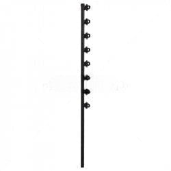 GUNMANSA Nemtek Fence Pole - 8Line SQ Tube Jurassic Galv Straight PC BB Part No: EF123-1