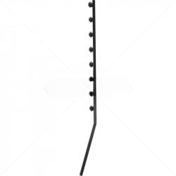 GUNMANSA Nemtek Fence Pole - 8Line Square Tube Angled Black Part No: EF11-6