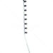GUNMANSA Nemtek Fence Pole - 8Line Square Tube Jurassic Galvanised Angled BB Part No: EF128