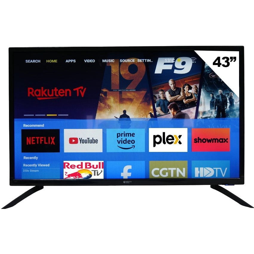 GUNMANSA Nesty 43 Inch Slimline LED Backlit Full High Definition Netflix Smart TV