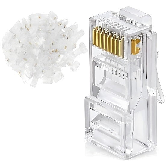GUNMANSA Netix RJ45 Cat6 Pass Through Shielded Connectors