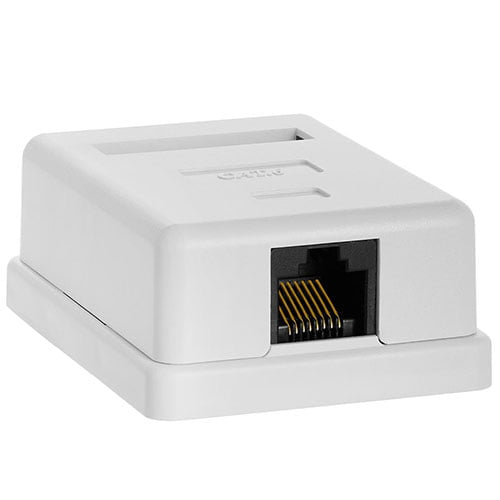 GUNMANSA Netix RJ45 CAT6 Single Surface  Mount Box