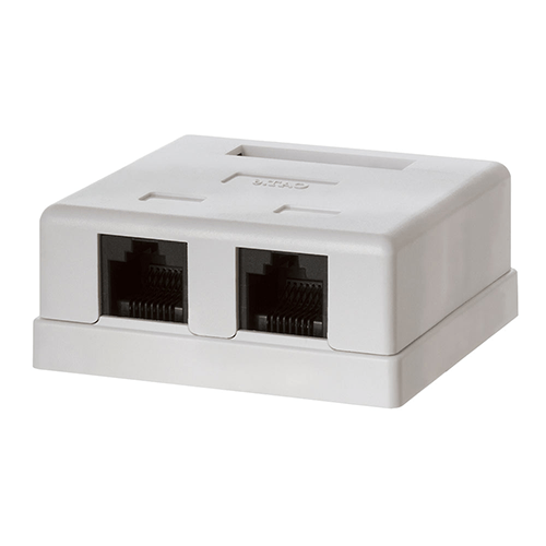 GUNMANSA Netix RJ45 Double Surface Mount Box 29-0020A