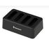 GUNMANSA Newland-4-slot battery charger for MT90 series; incl. multiplug adapter (UK/EU).