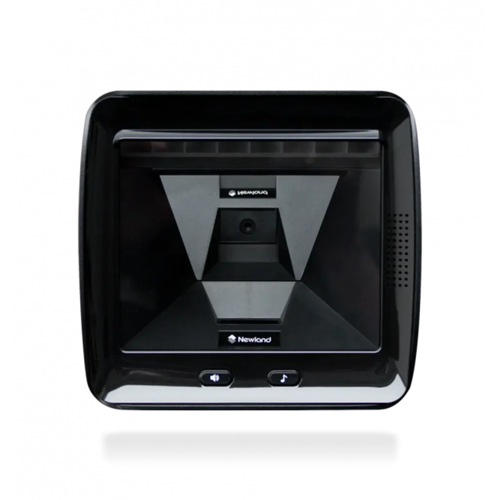 GUNMANSA Newland-FR80 Salmon 2D CMOS Mega Pixel Large window vertical desktop scanner with ''L'' mounting bracket; 3 mtr USB cable and mu