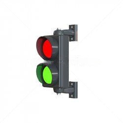 GUNMANSA Nice Barrier Light Red - Green Part No: GA147-9