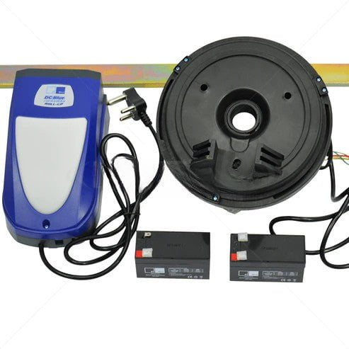 GUNMANSA Nice Garage Door DC Blue Advanced Roll-Up GDO Kit + 2xTx4 + Batt+CW Part No: GA157-1