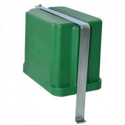 GUNMANSA Nice Gate Motor Accessories Nice 12VDC Cover + Anti Tamper Brk Green Part No: GA29-4