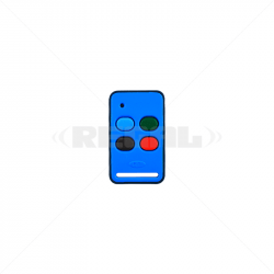 GUNMANSA Nice Tx 4 Button - Blu-Mix Rolling Code (434) Part No: SW44-4