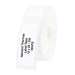 GUNMANSA NIIMBOT D11/D110/D101/H1S Thermal Label 12x30mm - 210 Labels Per Roll - White