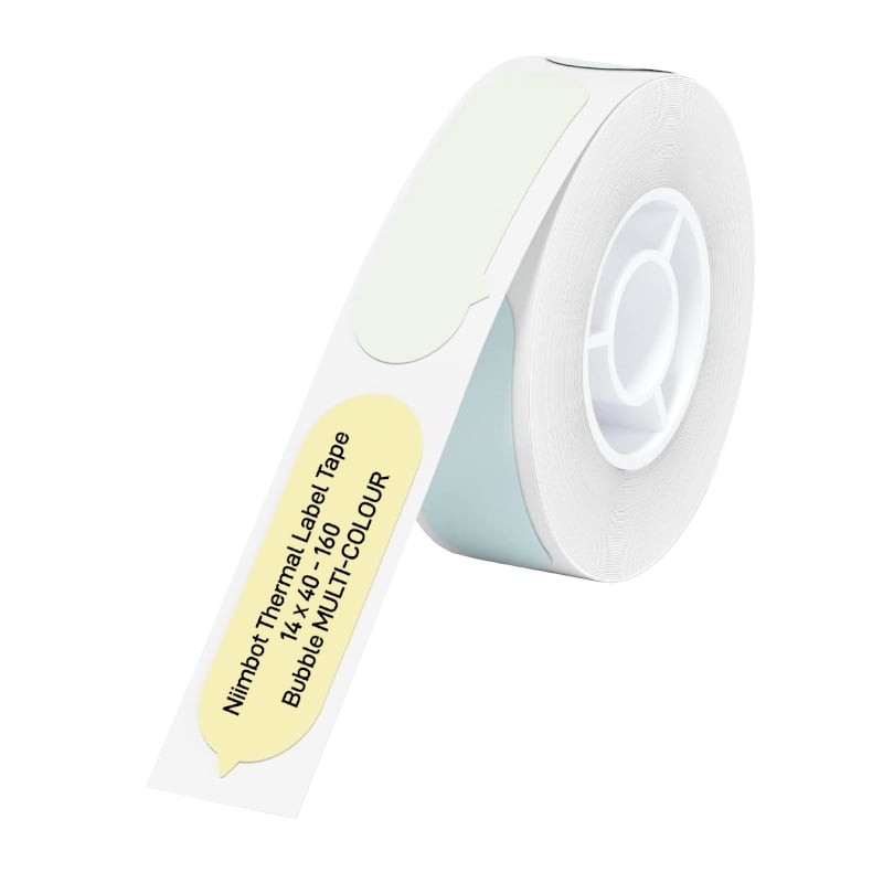 GUNMANSA NIIMBOT D11/D110/D101/H1S Thermal Label 14x40mm - 160 Labels Per Roll - Bubble B