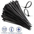 GUNMANSA Noble 3.6 x 200mm Pack of 100 Black Nylon Cable Ties