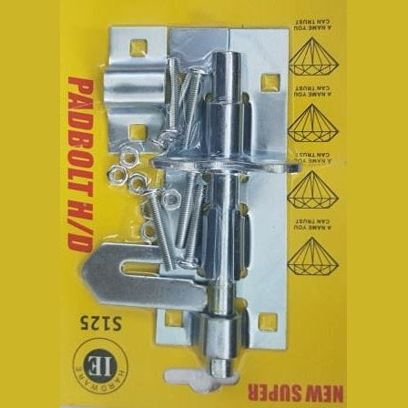 GUNMANSA Noble Lockable Pad Bolt latch 125mm Zinc Plated
