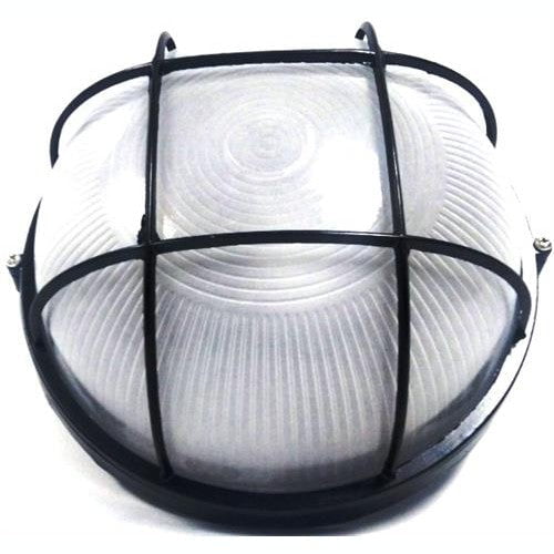 GUNMANSA Noble Pays Round Bulkhead Light Fitting Large Black