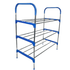 GUNMANSA Nordic Blue Wind Cross 3 Tier 12 Shoe Steel Rack