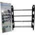 GUNMANSA Nordic Wind 4 Tier 12 Shoes Stackable Rack