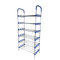 GUNMANSA Nordic Wind Blue 6 Tier 18 Shoe Steel Rack