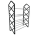 GUNMANSA Nordic Wind Cross 4 Tier 12 Shoe Rack