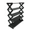 GUNMANSA Nordic Wind Cross 5 Tier 15 Shoe Rack Black