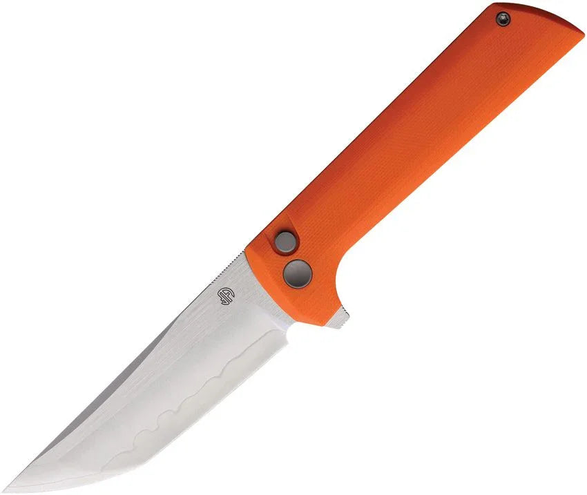 GUNMANSA North Mountain Blade Chop 2 Button Lock Orange 2406OR