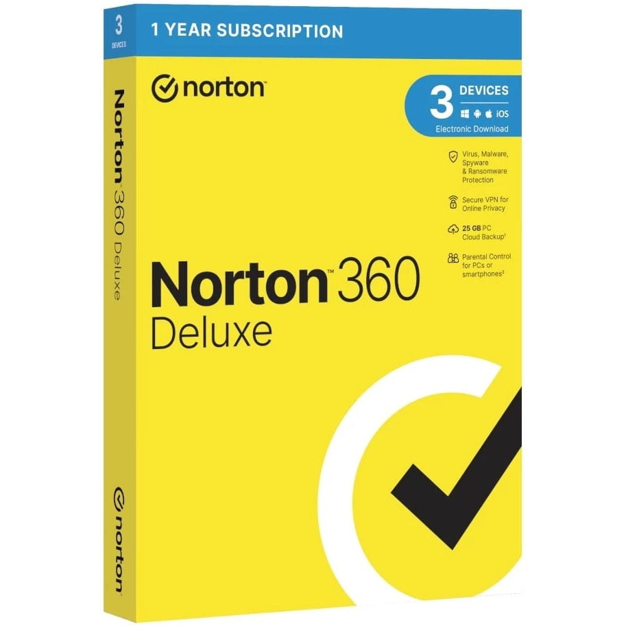 GUNMANSA Norton 360 Deluxe 3-Device Annual License