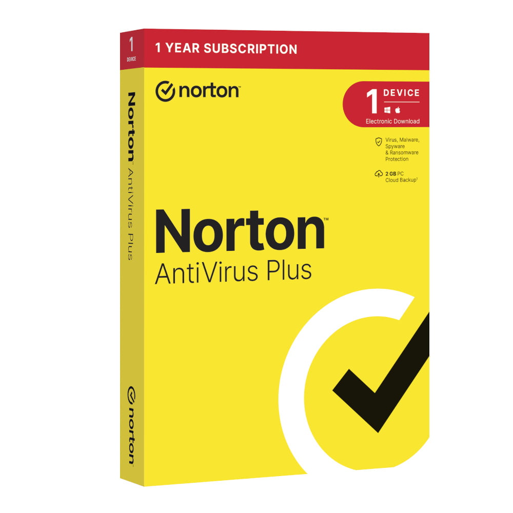 GUNMANSA Norton Antivirus Plus (1 Device/Up to 2GB)