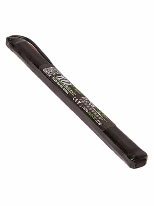 GUNMANSA NP Power 1200mAh LiPo 7.4V 20C Slim Stick-Deans 8125