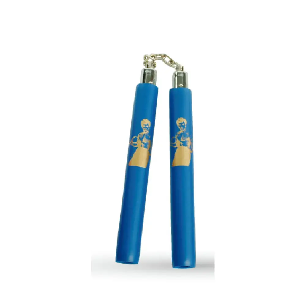 GUNMANSA Nunchaku Blue Foam Bruce Lee Chain MA-E111UL