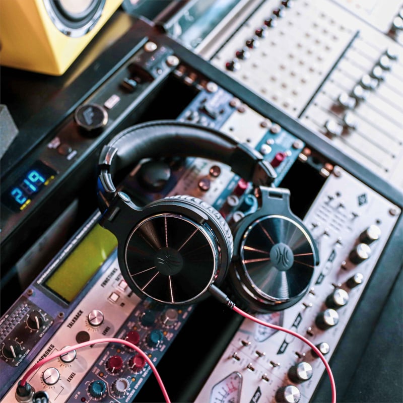 GUNMANSA Oneodio Pro 10 Professional Wired Over Ear DJ and Studio Monitoring Headphones - BK