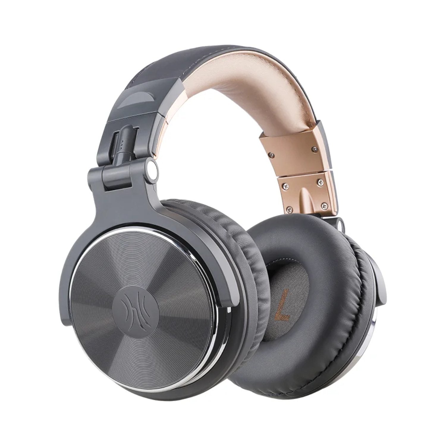 GUNMANSA Oneodio Pro 10 Professional Wired Over Ear DJ and Studio Monitoring Headphones - Grey/Gold