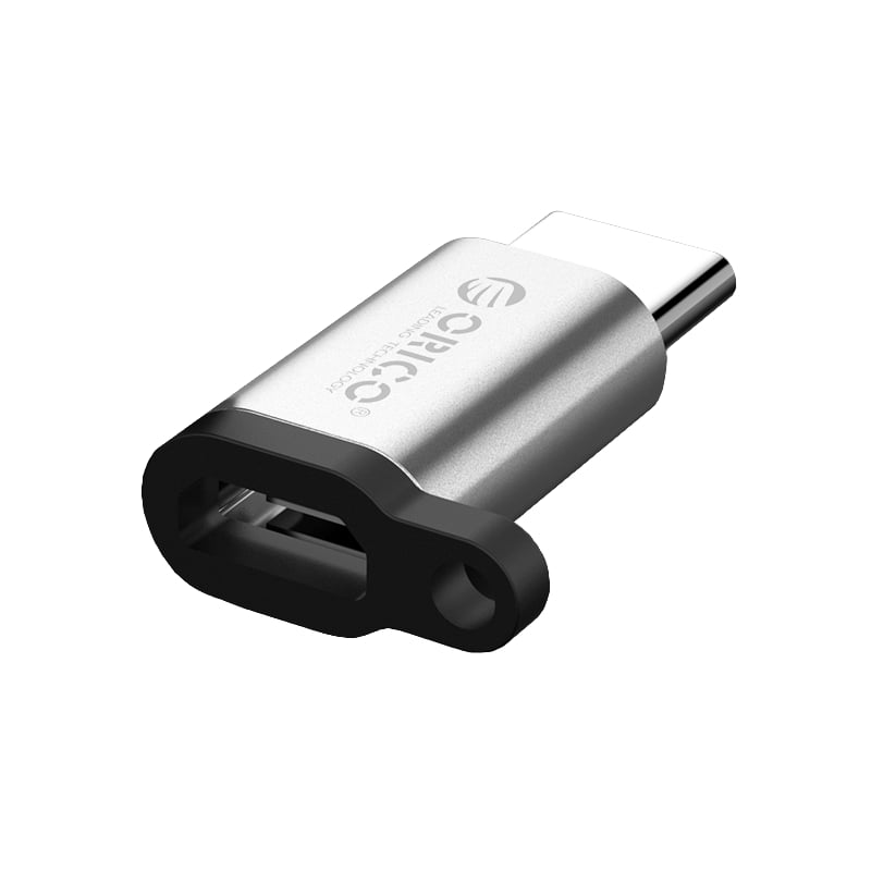 GUNMANSA ORICO USB-C to Micro USB OTG Adapter - Silver