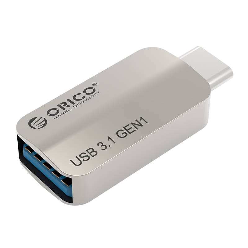GUNMANSA ORICO USB Type-C to USB-A 3.1 ChargeSync On The Go Adapter - Silver