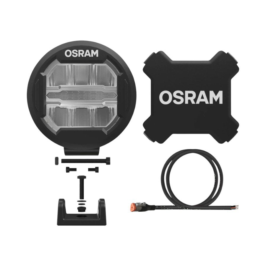 GUNMANSA Osram Round MX180-CB 7″ LEDriving Amber Extreme Driving Spotlamp (each)