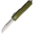 GUNMANSA OTF Microtech UTX-85 Warhound Signature Series OD Green Stonewash STD 719W-10ODS