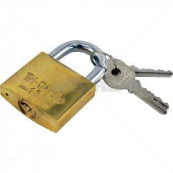 GUNMANSA Padlock - 50mm Brass Inyati Part No: LK79-1