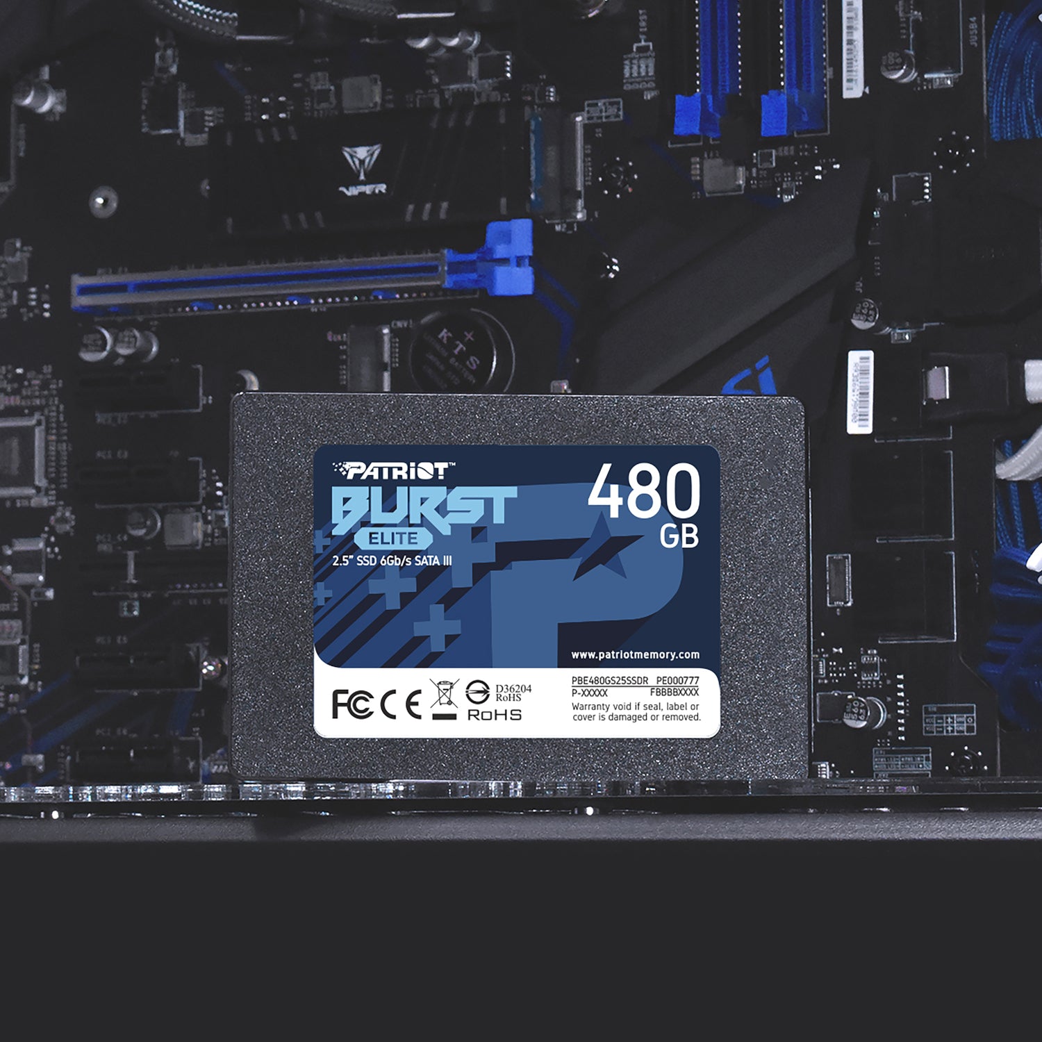 GUNMANSA Patriot Burst Elite 480GB 2.5" SATA III SSD