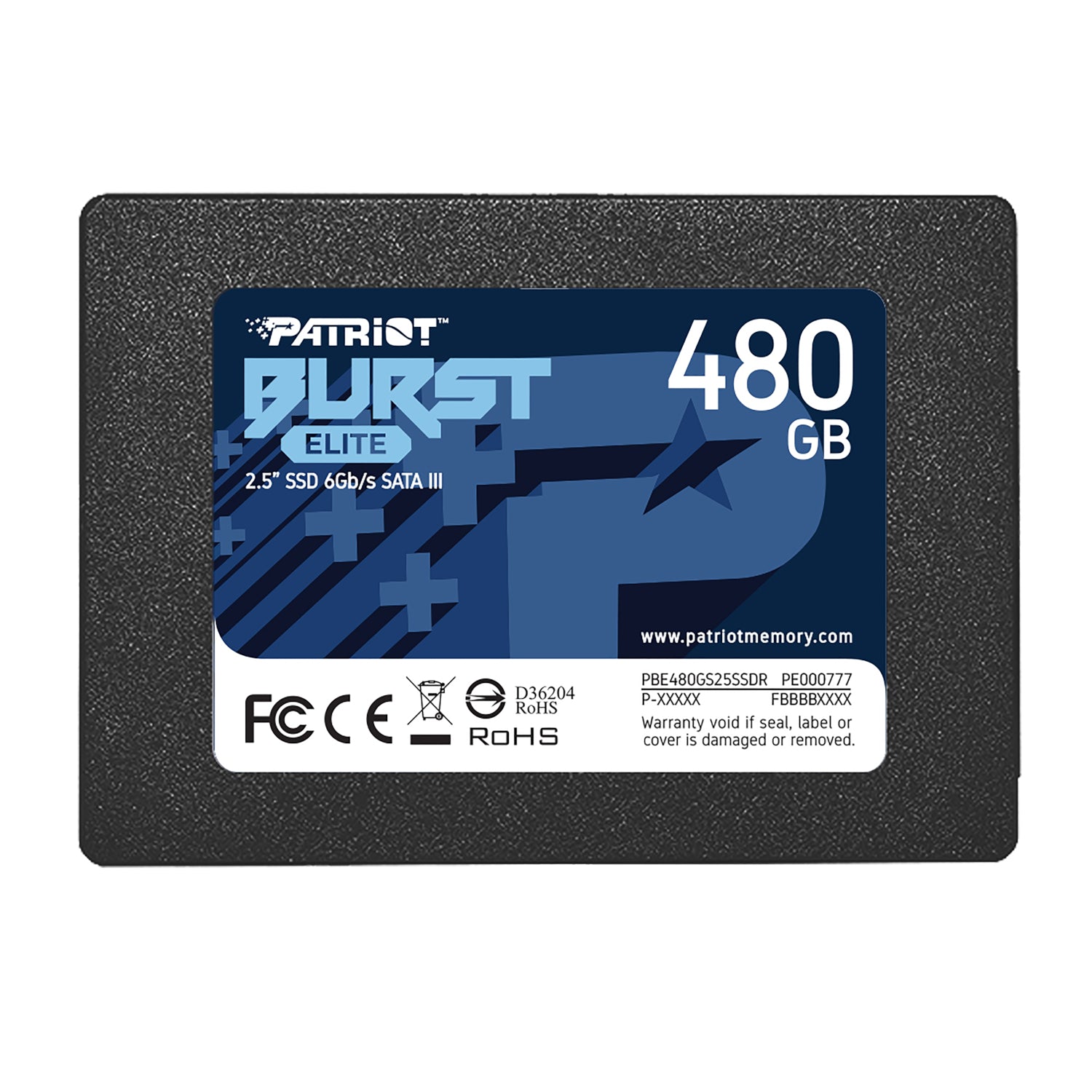 GUNMANSA Patriot Burst Elite 480GB 2.5" SATA III SSD