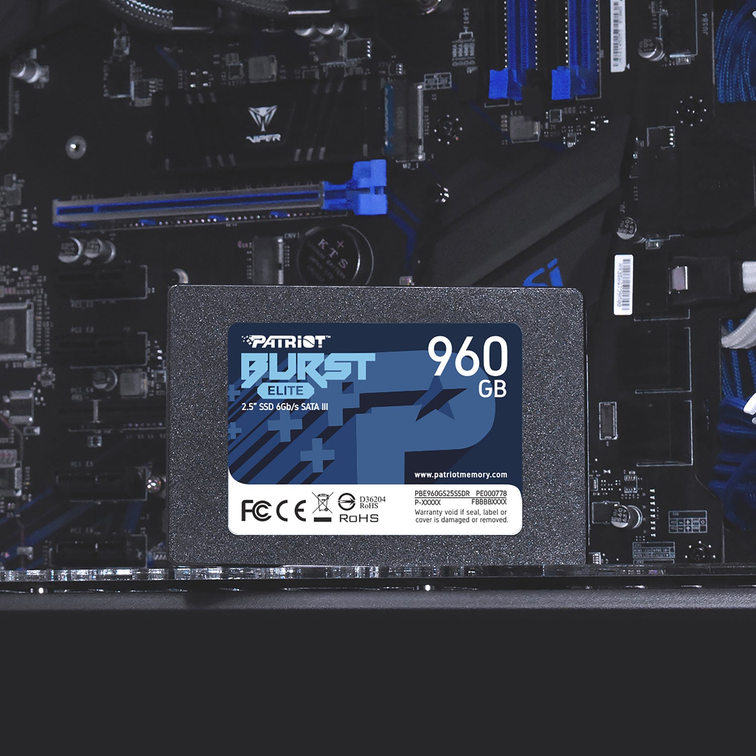 GUNMANSA Patriot Burst Elite 960GB 2.5" SATA III SSD