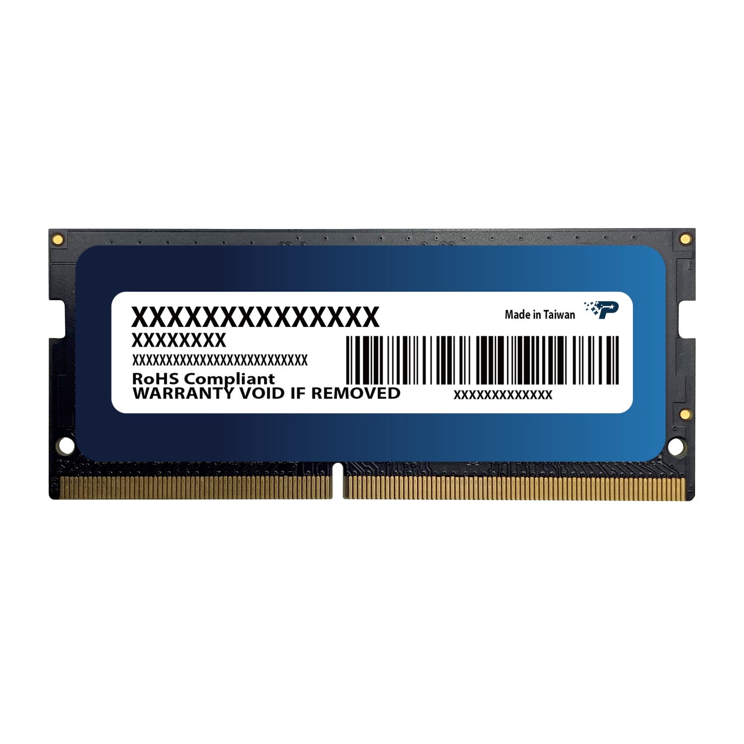 GUNMANSA Patriot Core Series 12GB 5600MHz DDR5 SODIMM Notebook Memory