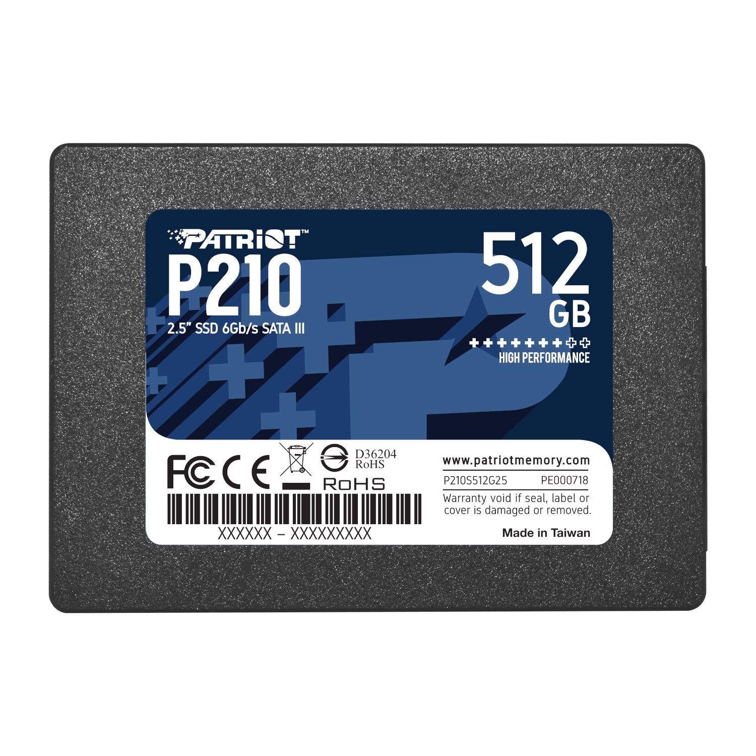 GUNMANSA Patriot P210 512GB 2.5 Inch SATAIII SSD