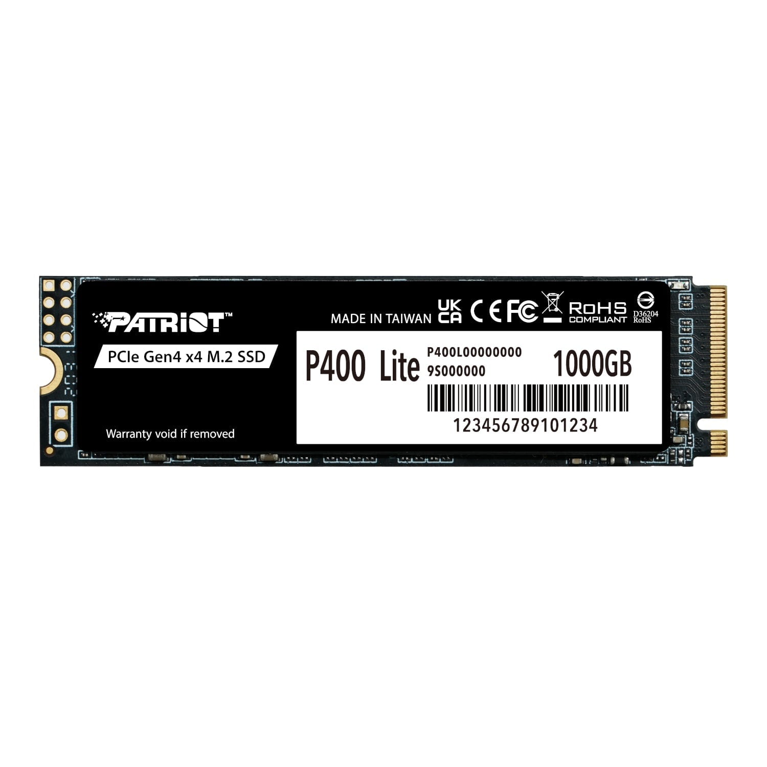 GUNMANSA Patriot P400 Lite 1TB M.2 PCIe Gen 4 x4 NVMe SSD