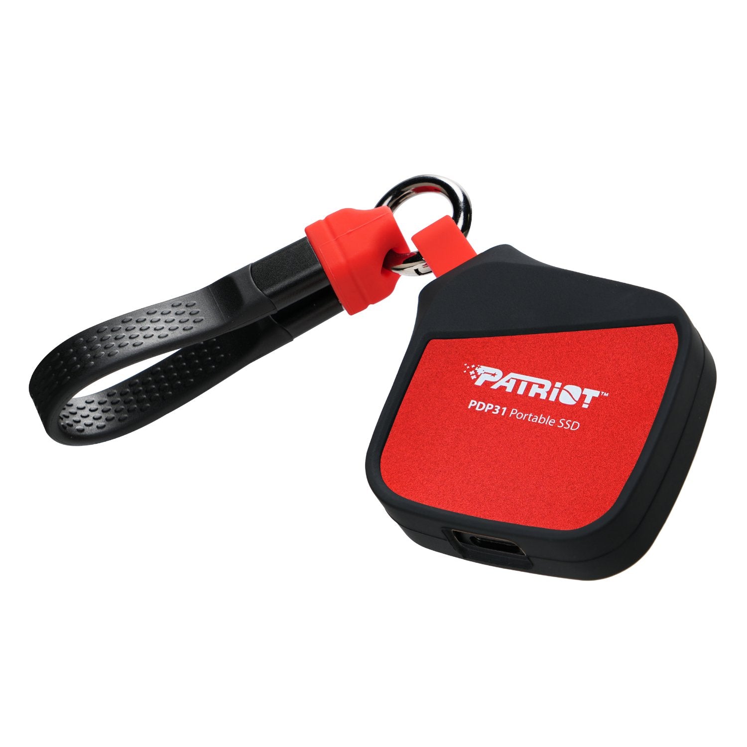 GUNMANSA Patriot PDP31 2TB Type-C Portable SSD - Red / Black
