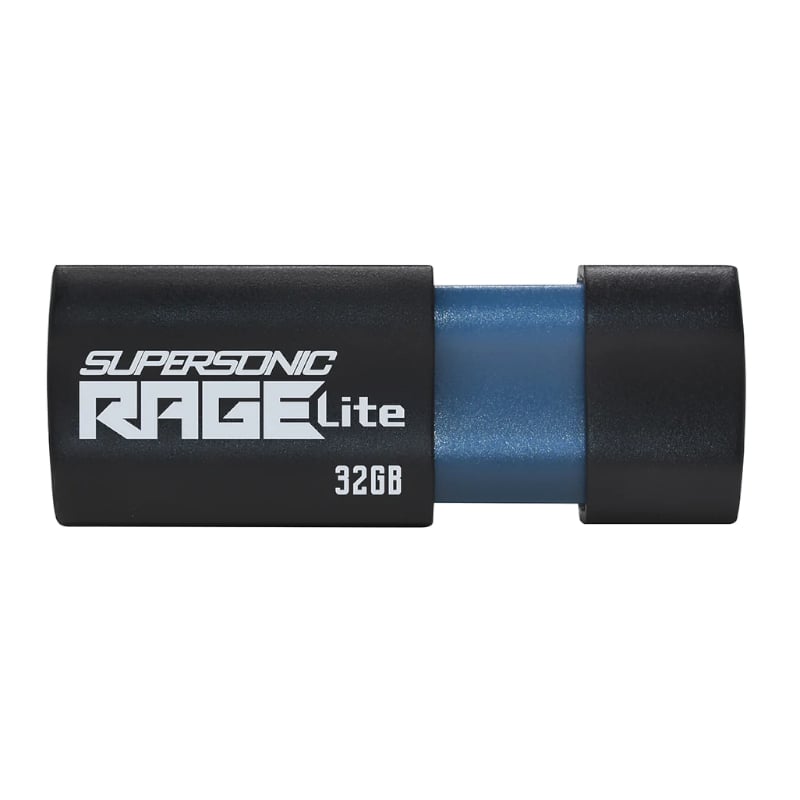 GUNMANSA Patriot Rage Lite 32GB USB3.2 Flash Drive - Black